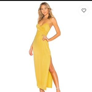 Saanvi Gown in Mustard Yellow